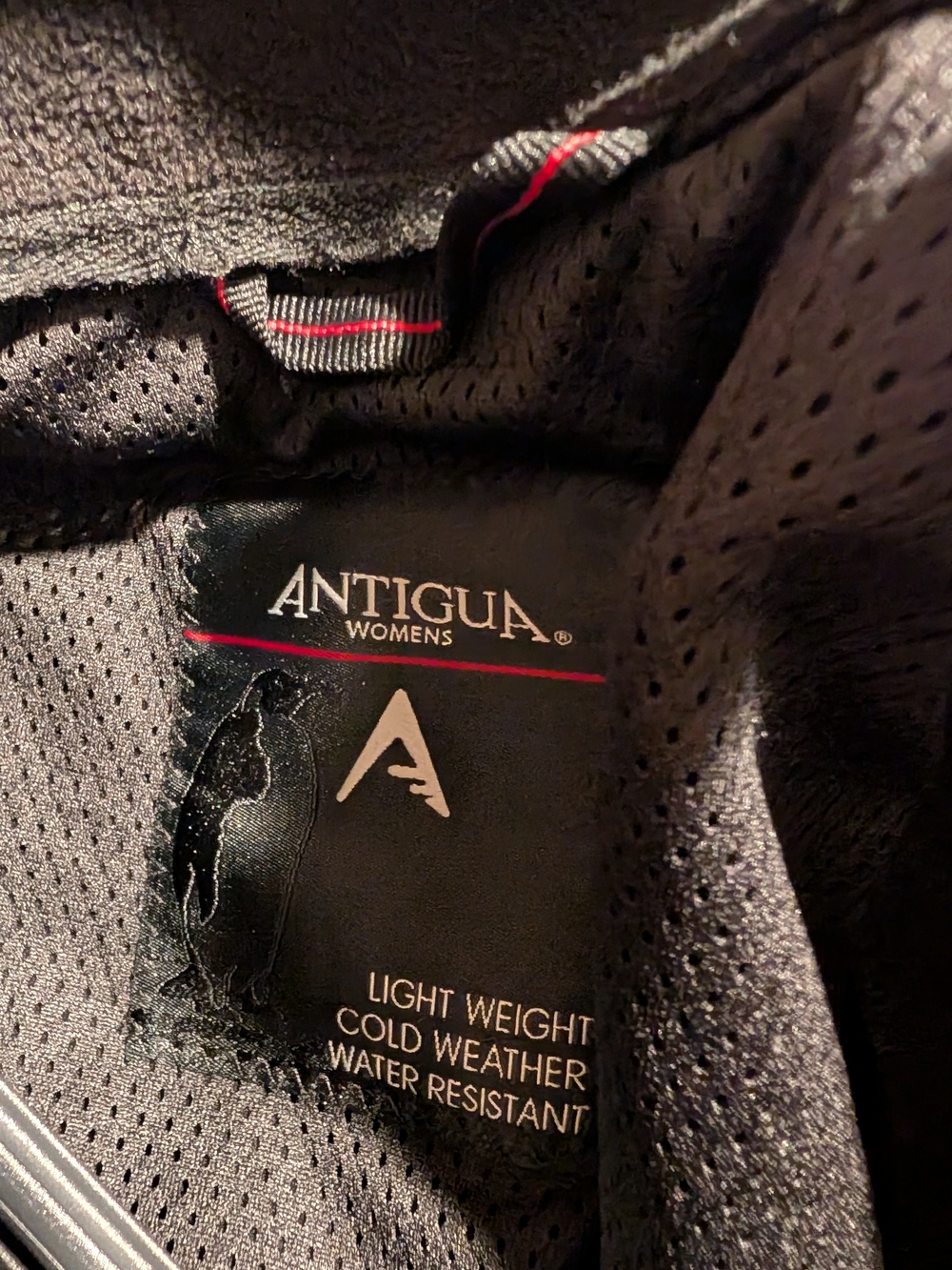Antigua Navy Women's Softshell Jacket with Embroidered ND Emblem - Picture 6 of 6